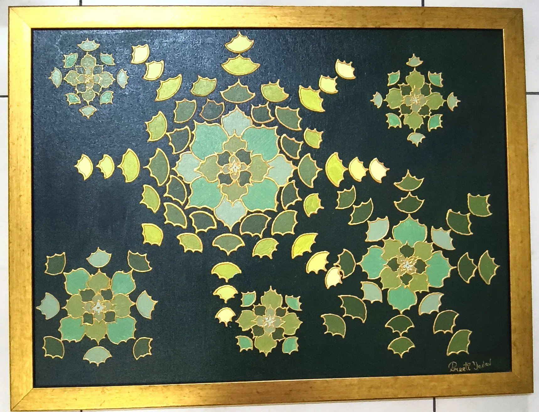 Geometrical n modern painting - View 2